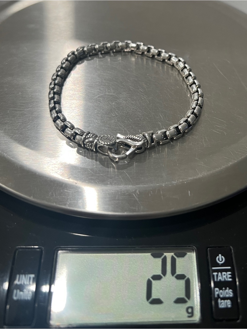 JAI 925 Sterling John Hardy Bix Chain Bracelet | 5mm | 25g | 8in - Picture 6 of 7